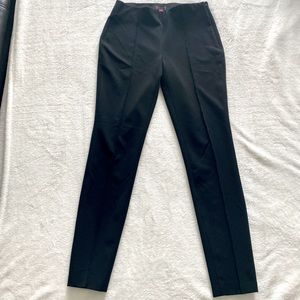Vince Camuto Slip On Knit Stretch Pintuck Dress Pants Womens Size 2 in Black